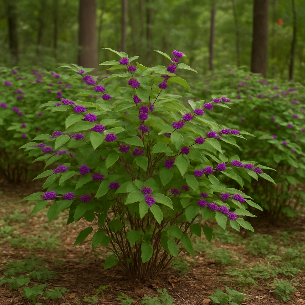 American Beautyberry Bush - Flowering Shrub - Buy Online at Barely Rooted