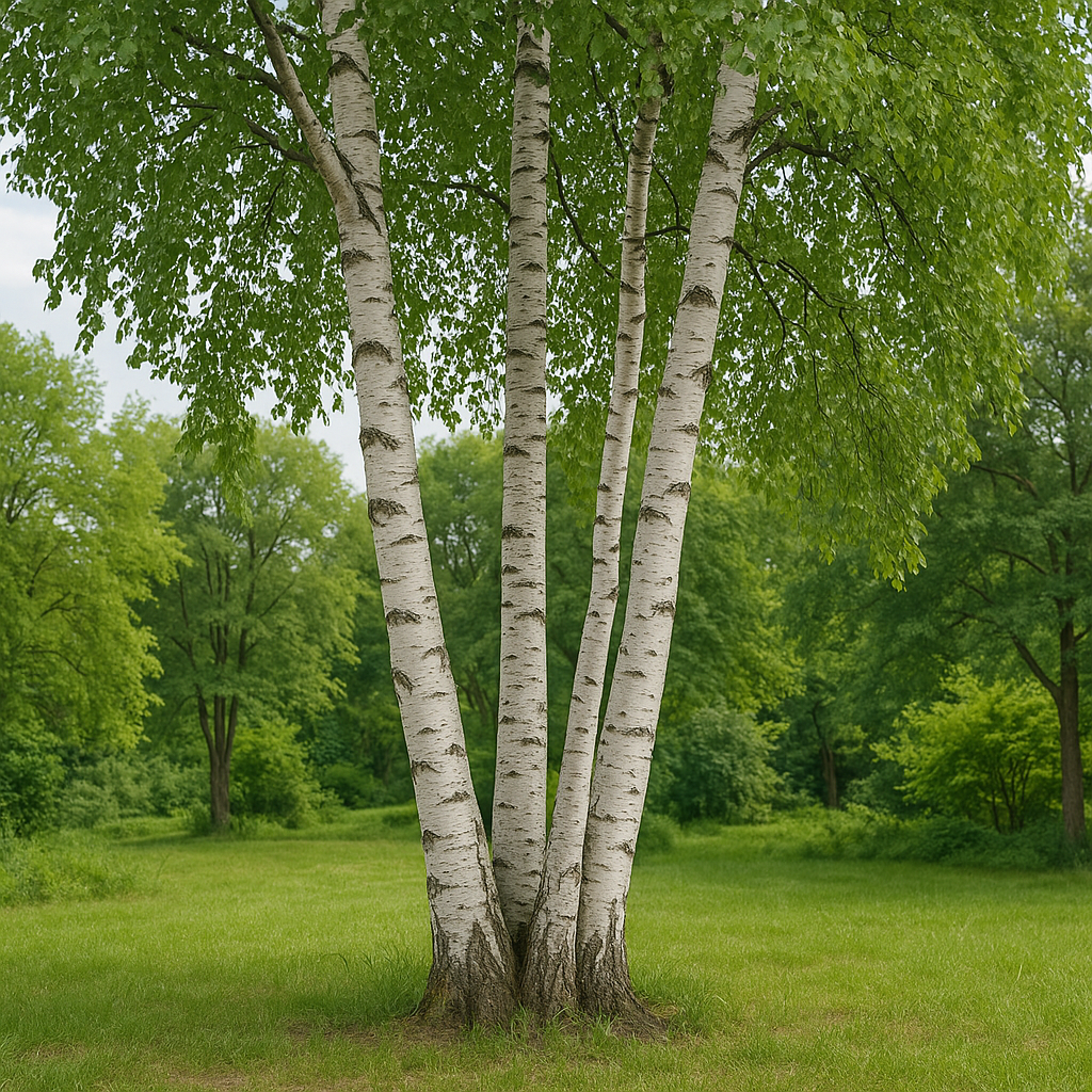 European White Weeping Birch Tree - Shade Tree - Buy Online at Barely Rooted