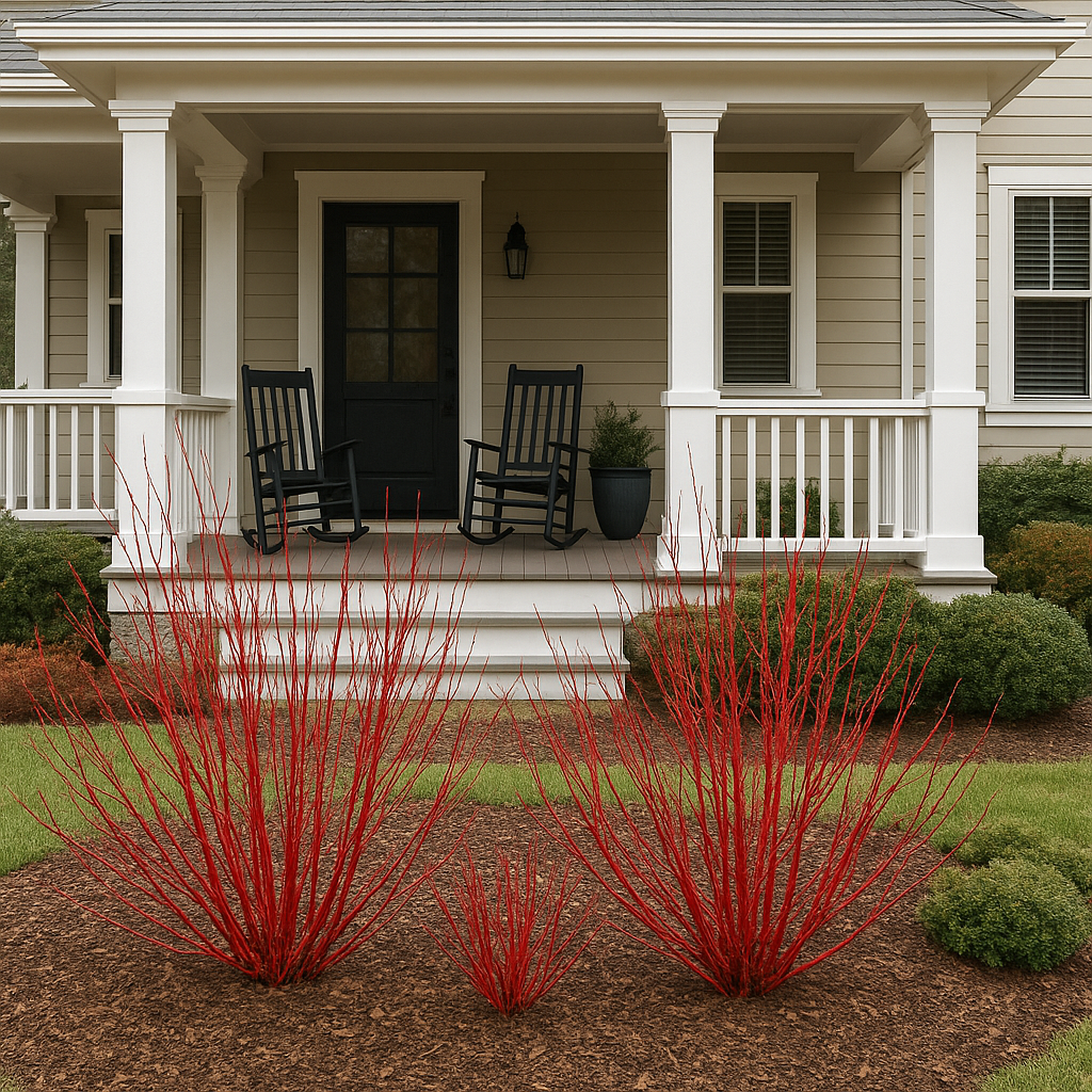 Cardinal Red Twig Dogwood Shrub