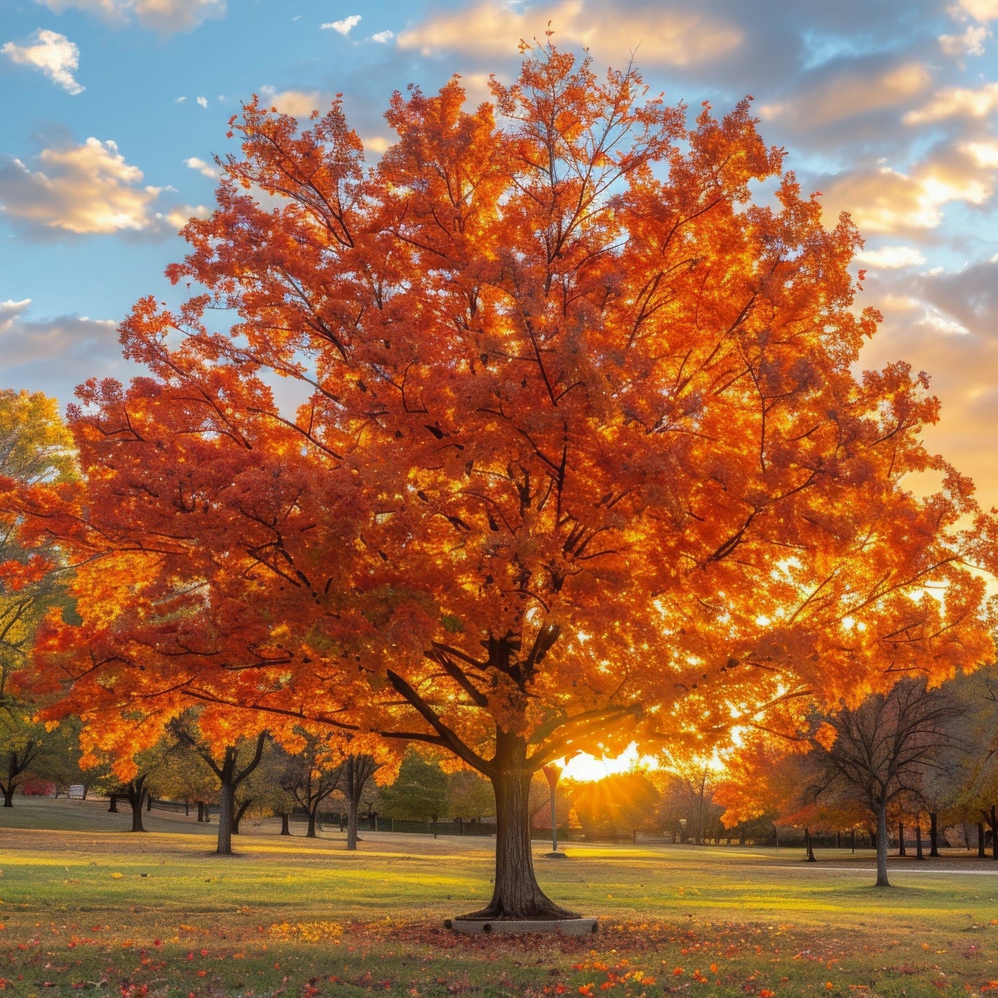 Red Sunset Maple Tree